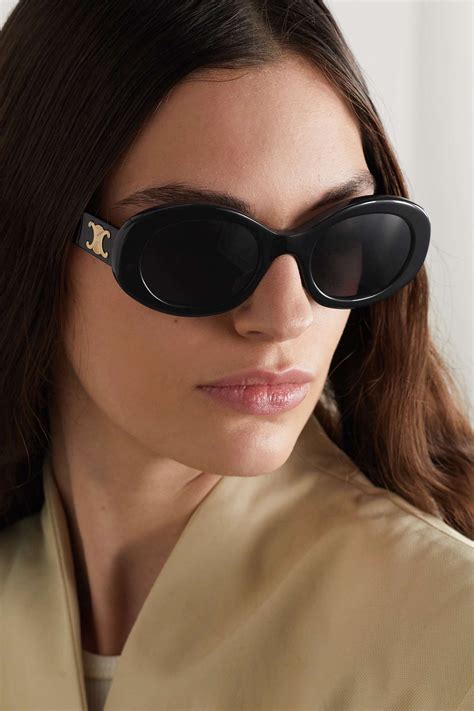 celine black frame 01 sunglasses|celine triomphe sunglasses black.